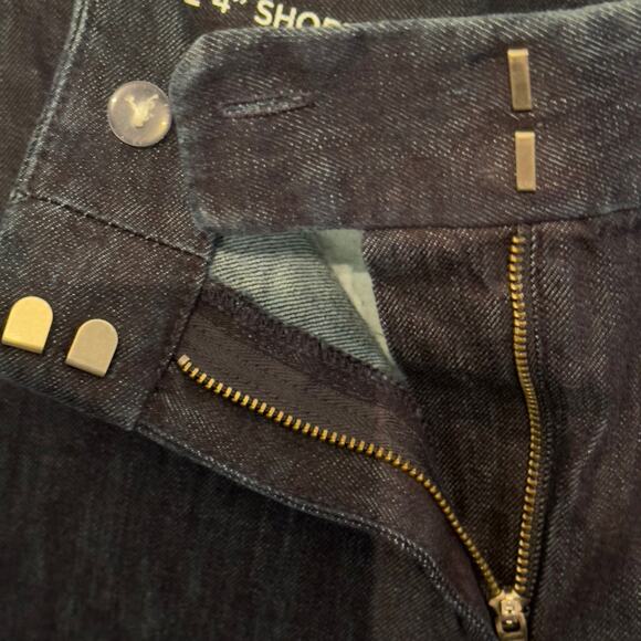 Ann Taylor Loft Denim Chambray  Shorts Sz 12 - Picture 3 of 6